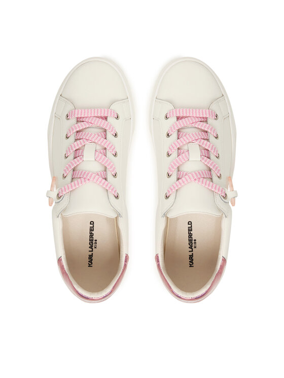 KARL LAGERFELD Снікерcи KARL LAGERFELD Z30979 S Білий