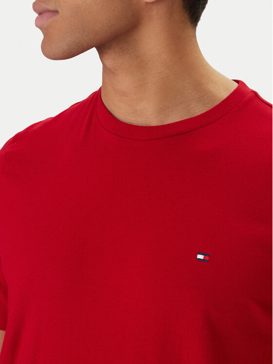 Tommy Hilfiger Tommy Hilfiger Camiseta Ess Seasonal MW0MW39995 Rojo Regular Fit