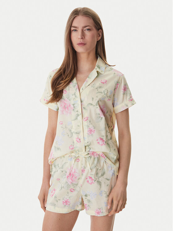 LAUREN RALPH LAUREN LAUREN RALPH LAUREN Піжама ILN12493 Жовтий Regular Fit