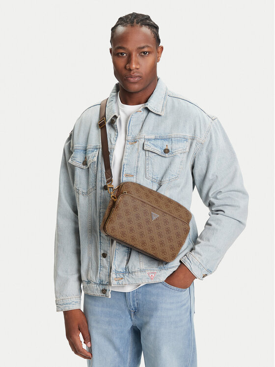 Guess Torbica za okrog pasu Guess HMMILO P5222 Bež