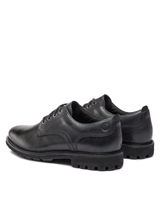 Clarks Κλειστά παπούτσια Clarks Batcombe Tie 261734347 Μαύρο