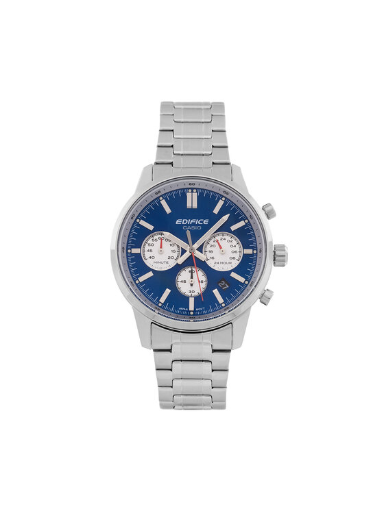 Casio Ročna ura Casio Edifice EFR-575D-2AEF Srebrna
