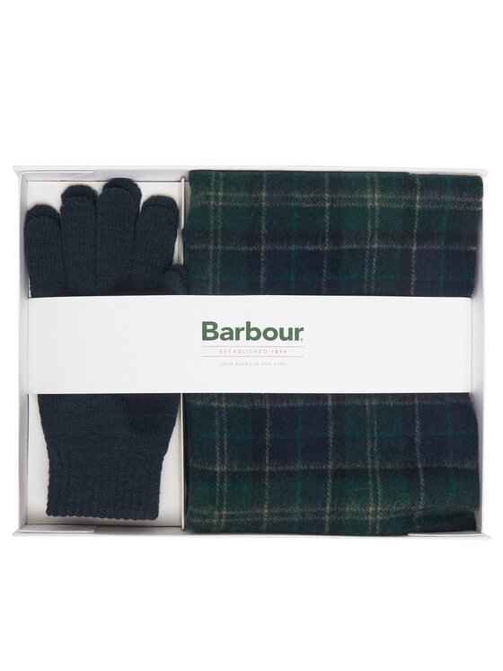 Barbour Комплект шал и ръкавици Barbour MGS0018NY91 Тъмносин