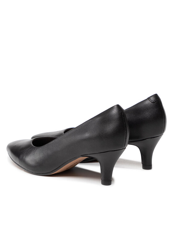 Clarks Nizki čevlji Clarks Linvale Jerica 261372084 Črna