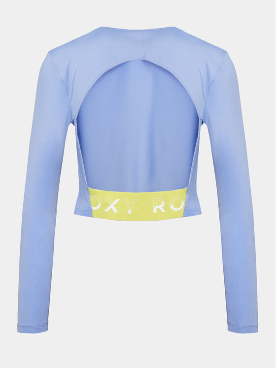 Roxy Roxy Felső Bold Moves Ls Kttp ERJKT04067 Kék Slim Fit
