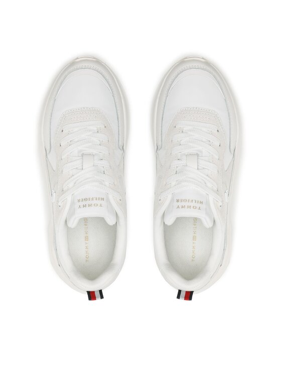 Tommy Hilfiger Сникърси Tommy Hilfiger Elevated Chunky Runner FW0FW06946 Бял