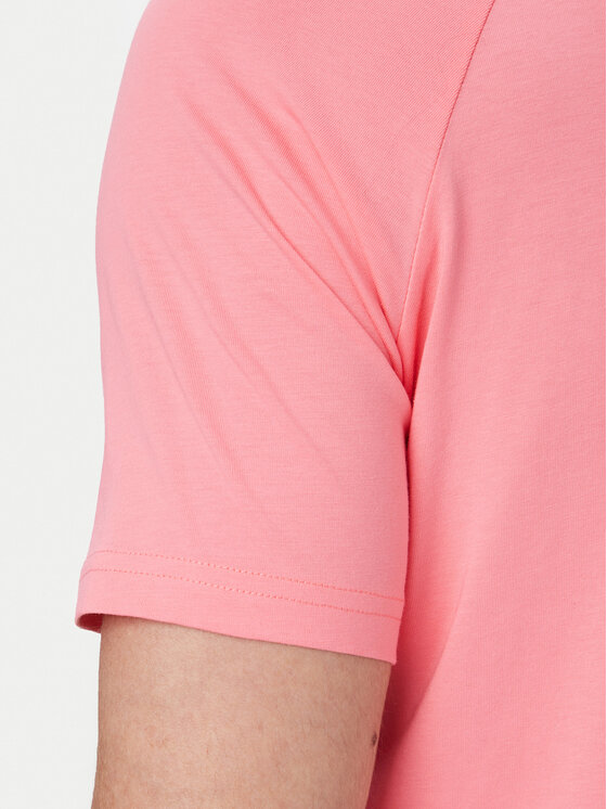BOSS BOSS Camiseta 50517970 Rosa claro Slim Fit