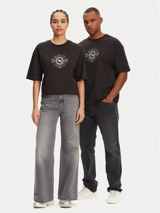 Puma Puma Футболка Unisex Harry Potter 630092 Чорний Oversize