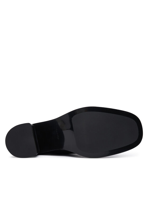 Calvin Klein Μποτάκια Calvin Klein Block Heel Ank Boot Lth Hdw HW0HW03171 Μαύρο