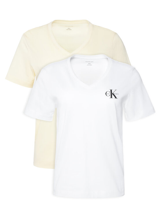 Calvin Klein Jeans Calvin Klein Jeans Conjunto de camisetas LV047C906G Amarillo claro Regular Fit