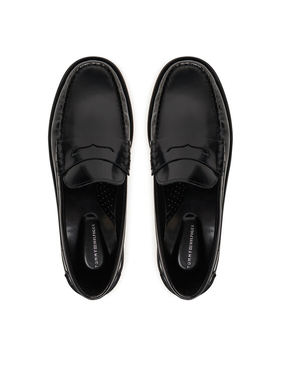 Tommy Hilfiger Mokasīni Tommy Hilfiger Classic High Abra Loaf FM0FM05624 Melns