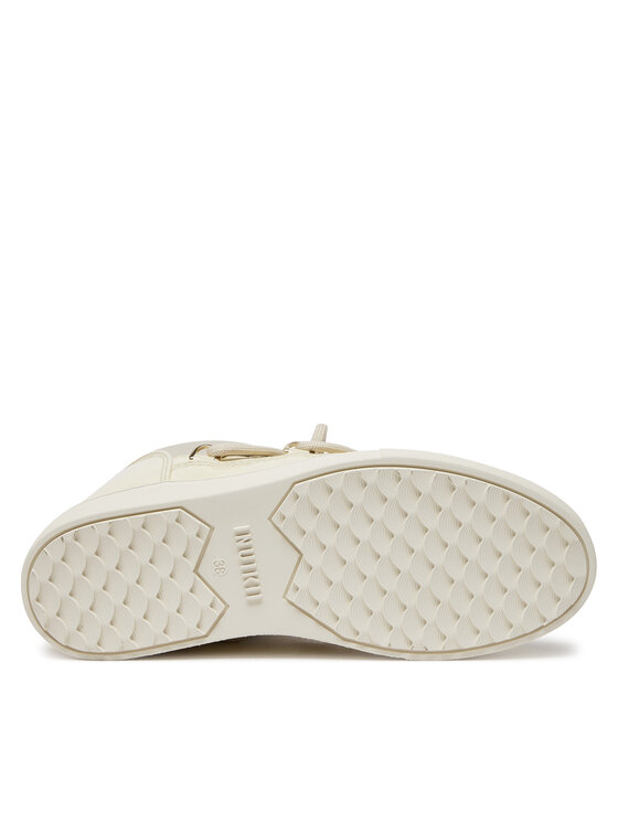 Inuikii Čizme za snijeg Inuikii Gloss Wedge 75203-007 Écru