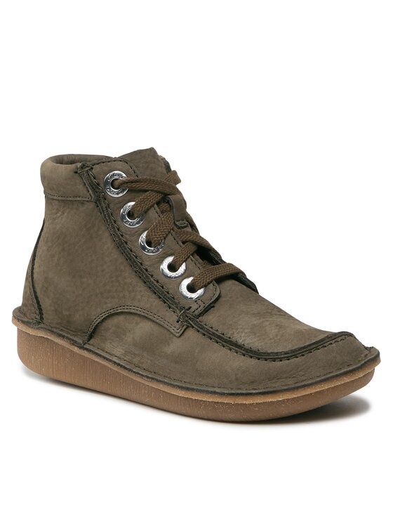 Clarks Черевики Clarks Funny Cedar 261738864 Хакі