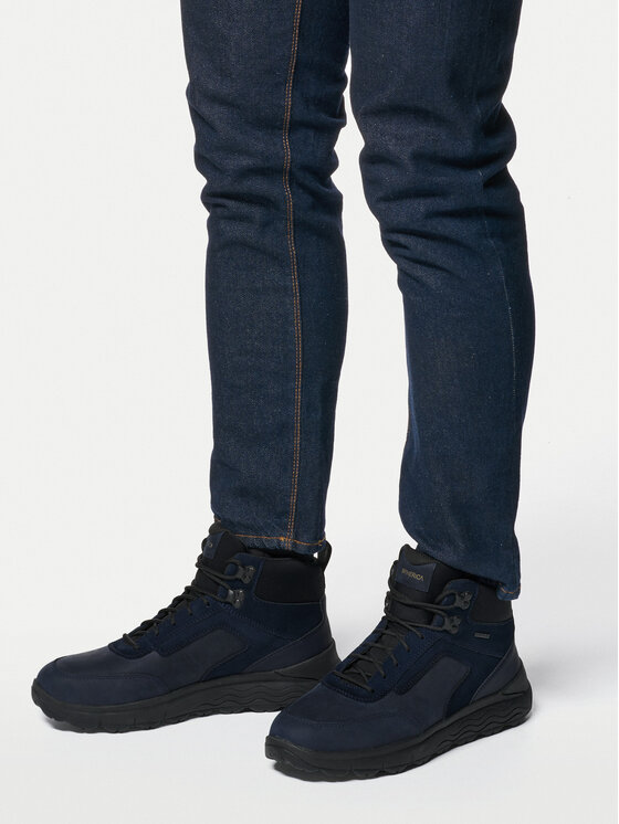 Geox Šnurovacia obuv Geox U Spherica 4X4 B Abx U46FDB 0FF22 C4002 Tmavomodrá