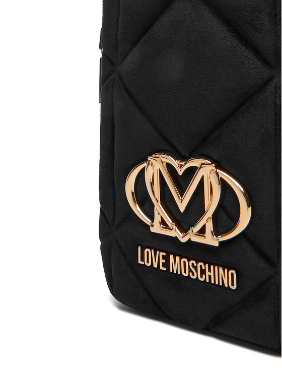 LOVE MOSCHINO Telefona somiņa LOVE MOSCHINO JC5645PP0NKE0000 Melns