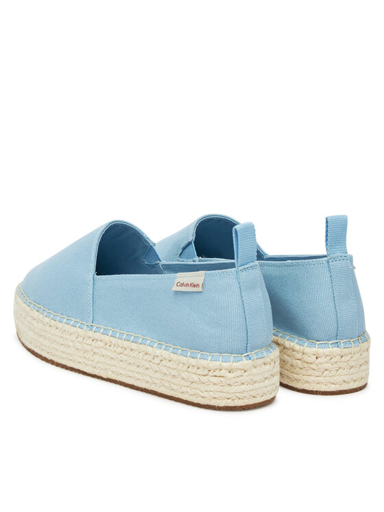 Calvin Klein Jeans Espadrile Calvin Klein Jeans Platform Espadrille Ml Cs YW0YW01871 Svetlo modra