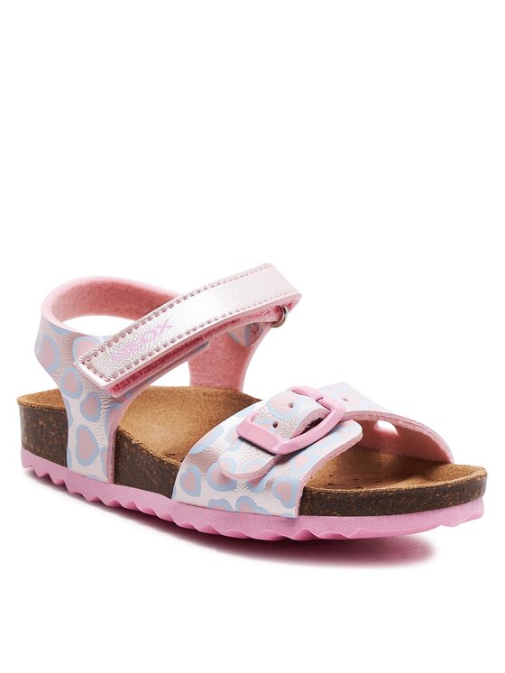 Geox Sandały Geox B Sandal Chalki Girl B922RA 000NF C8868 M Różowy