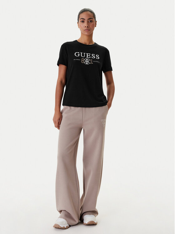 Guess Guess Camiseta V6RI13 KD772 Negro Regular Fit
