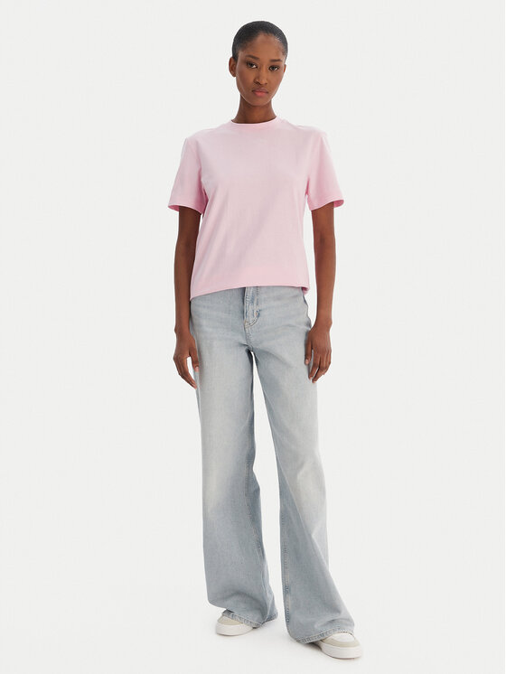Calvin Klein Calvin Klein Camiseta 20s Classic Logo LV147C857G Rosa Regular Fit