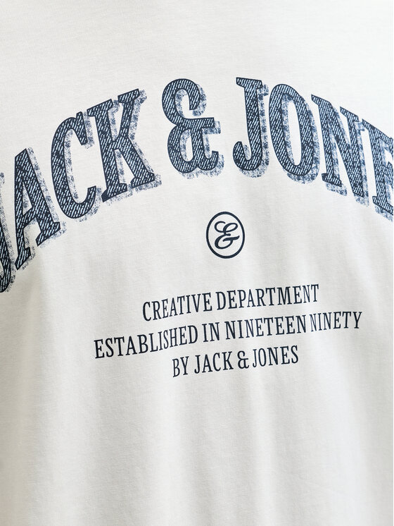 Jack & Jones Jack & Jones Camiseta Denver 12291213 Blanco Relaxed Fit