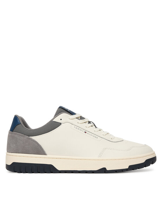 Tommy Hilfiger Sneakers Tommy Hilfiger Th Basket Core Lite Lth/Suede FM0FM05714 Alb