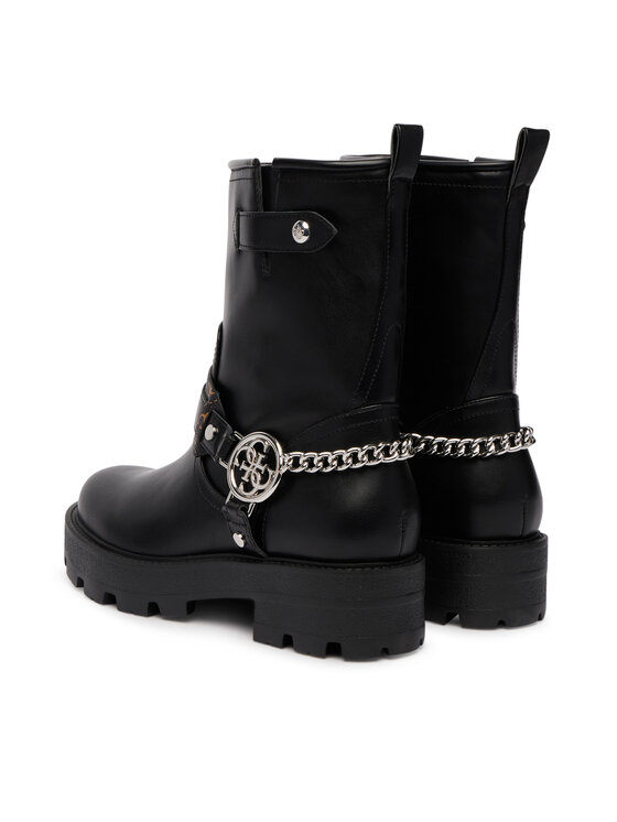 Guess Botki Guess FLFYAZ ELE10 Czarny