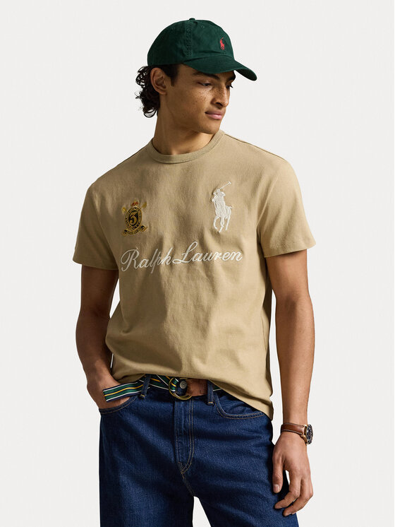 Polo Ralph Lauren Polo Ralph Lauren Camiseta 710B20010003 Beis Regular Fit