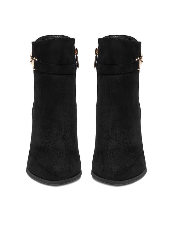 Nine West Īsie zābaki Nine West CEO-ZAINA-01 Melns