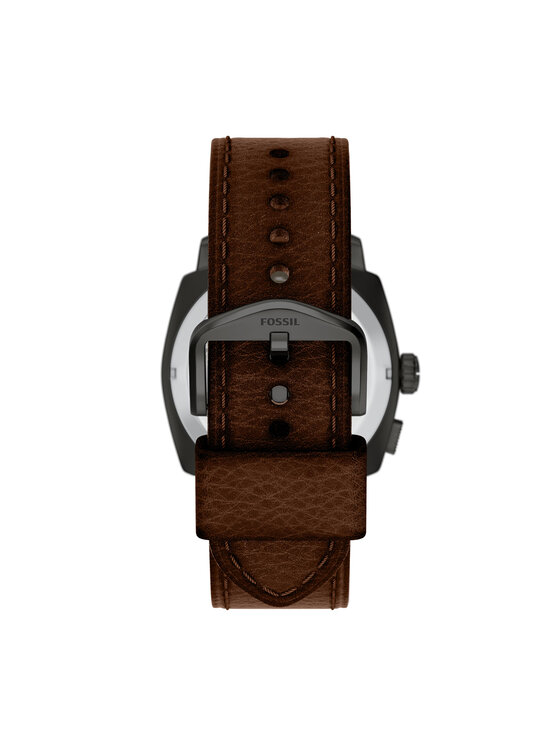 Fossil Годинник Fossil Machine Big Tic FS6165 Коричневий