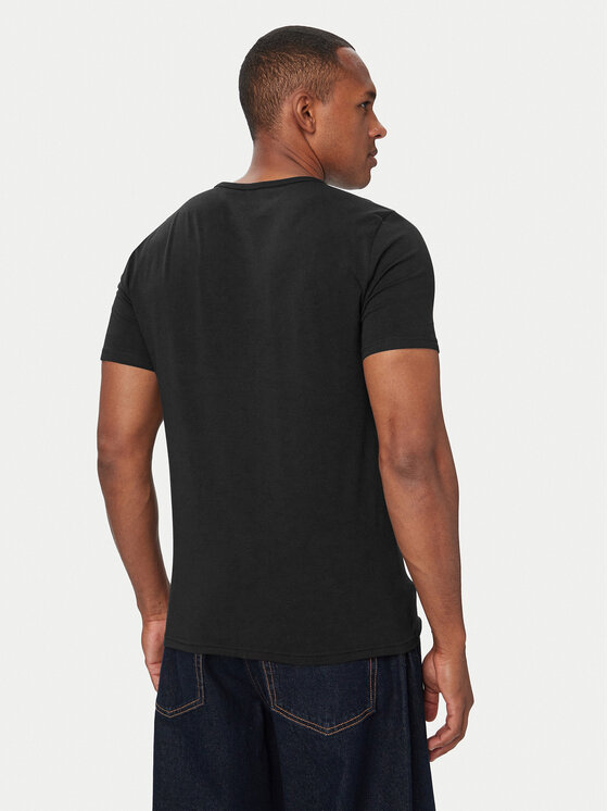 Tommy Hilfiger Tommy Hilfiger Conjunto de camisetas UM0UM03929 Negro Slim Fit