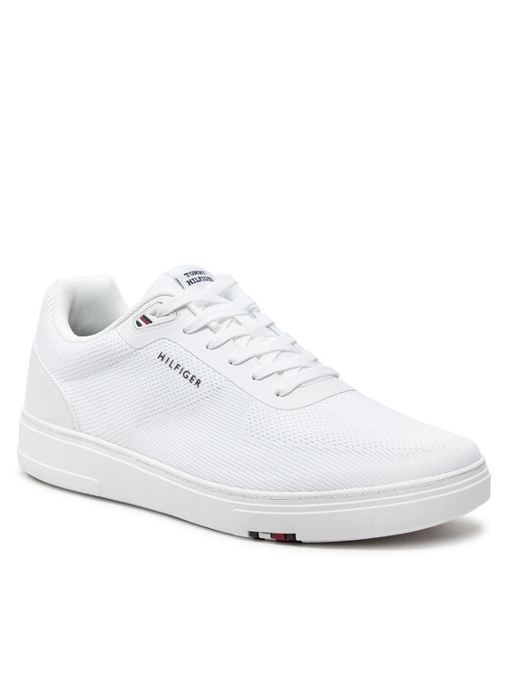 Tommy Hilfiger Zapatillas Tommy Hilfiger Modern Cup Knit Rwb FM0FM04942 Blanco