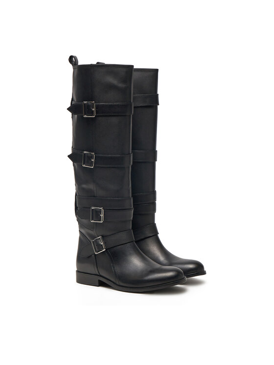 TWINSET Zābaki TWINSET 242TGT124 Melns