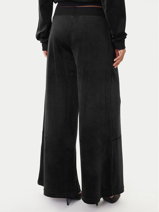 Juicy Couture Juicy Couture Pantaloni da tuta Yuka JCBBJ225803 Nero Wide Leg