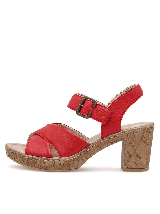 Rieker Sandali Rieker 66853-33 Rosso
