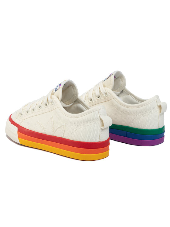 adidas Sneakersy adidas Nizza Pride EF2319 Bílá