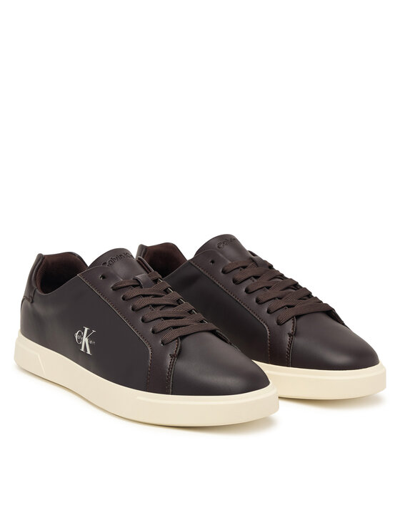 Calvin Klein Laisvalaikio batai Calvin Klein Low Prof Cupsole Lth HW0HW03295 Juoda