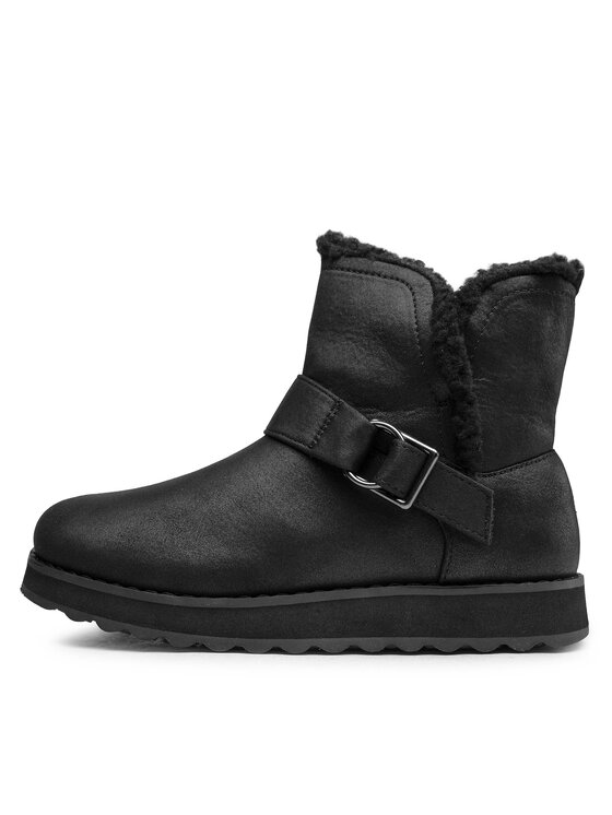 Skechers Cizme de zăpadă Skechers Cabin Feels 167246/BBK Negru