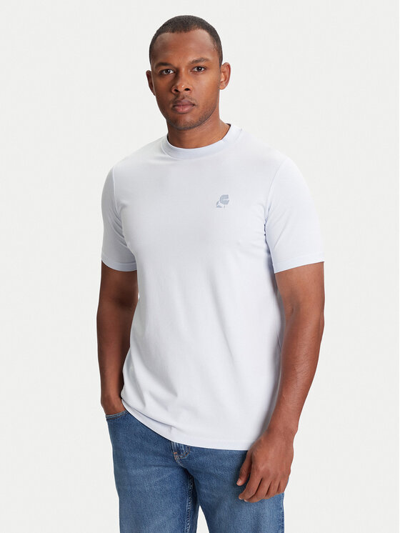 KARL LAGERFELD KARL LAGERFELD T-Shirt 755750 553221 Λευκό Regular Fit