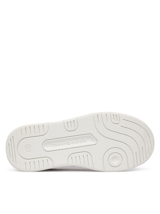 Tommy Hilfiger Sneakersy Tommy Hilfiger Low Cut Sneaker T3X9-34359-1355 M Biela