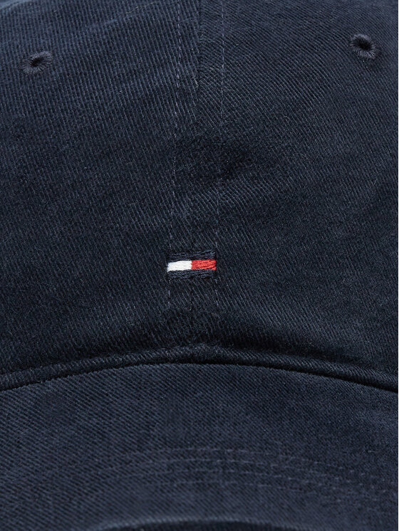 Tommy Hilfiger Czapka z daszkiem Tommy Hilfiger Flag '85 Soft 6 Panel Cap AM0AM12531 Granatowy