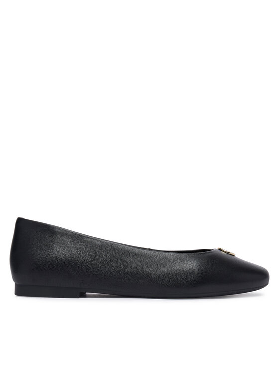 Tommy Hilfiger Balerīnas Tommy Hilfiger Th Plate FW0FW09374 Melns