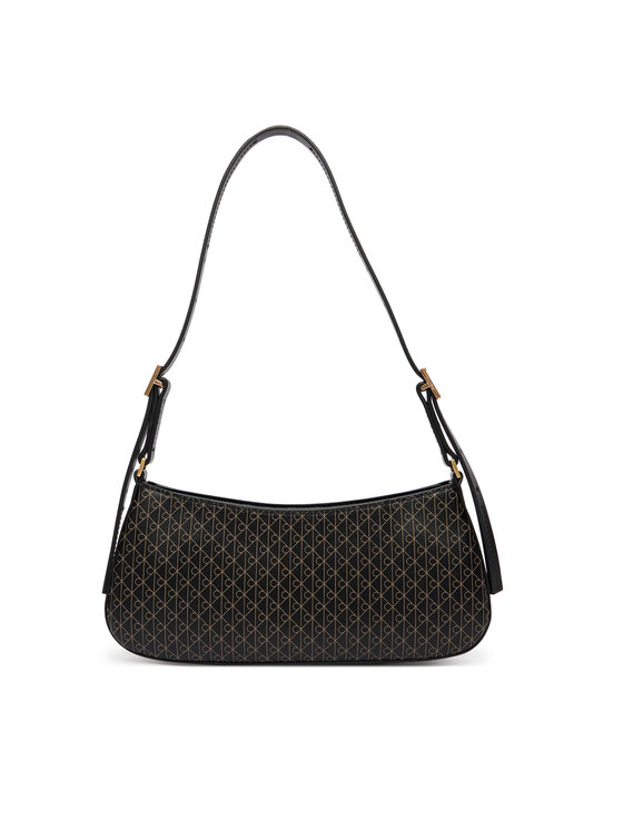 Calvin Klein Borsetta Calvin Klein Emblem Aop Small Shoulder Bag LV04F3324G Nero