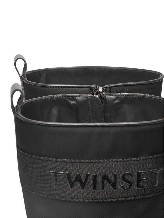 TWINSET Ilgaauliai TWINSET Stivale 242GCJ S Juoda
