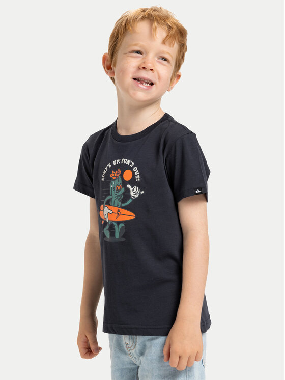 Quiksilver Quiksilver Футболка Ev Gone Surfing EQKZT03569 Чорний Regular Fit