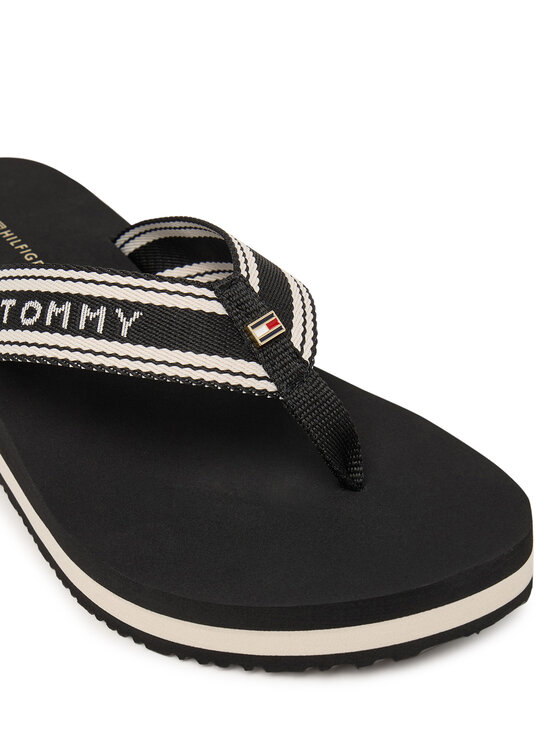 Tommy Hilfiger Žabky Tommy Hilfiger Flag FW0FW09195 Černá