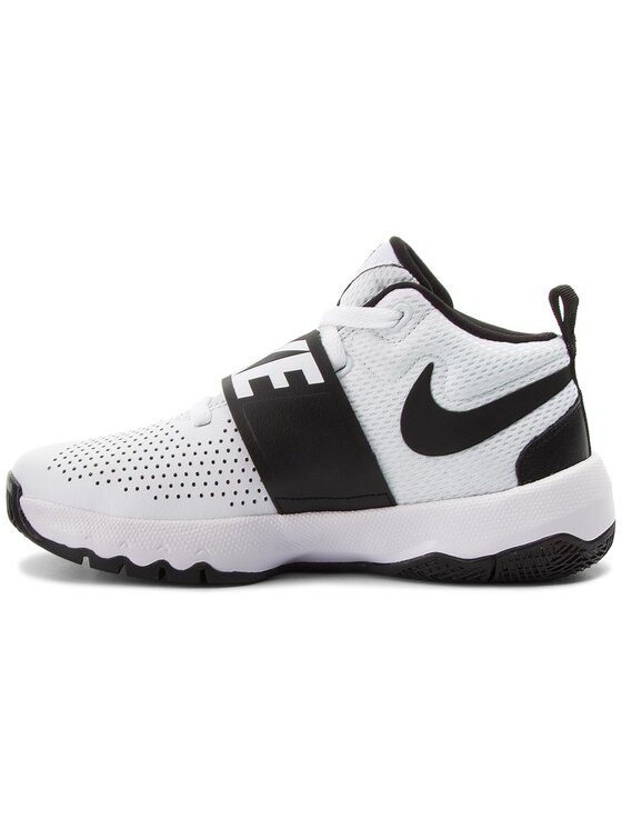 Nike Buty do koszykówki Nike Team Hustle D 8 (GS) 881941 100 Biały