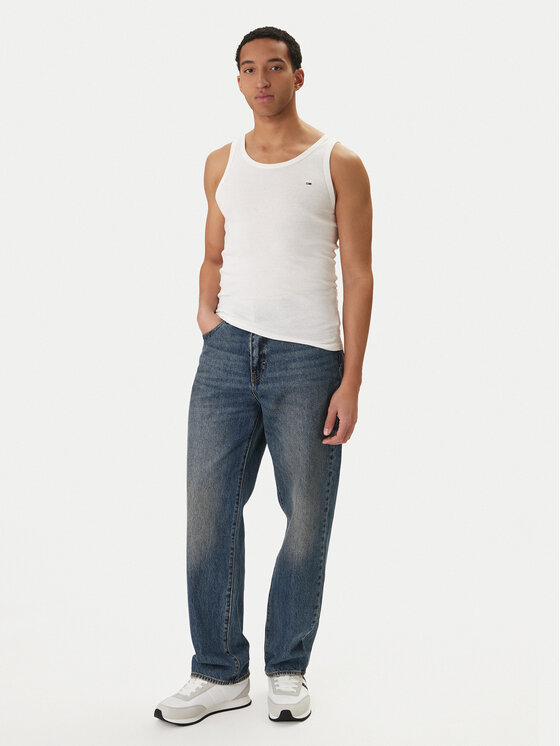 Tommy Jeans Tommy Jeans Conjunto de camisetas de tirantes DM0DM20769 Blanco Slim Fit