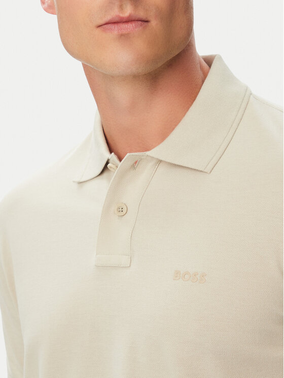 BOSS Boss Поло Prime 50507813 Бежевий Regular Fit