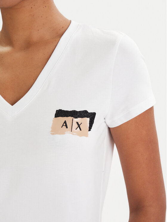 Armani Exchange Armani Exchange Футболка XW001803 AF16294 U0002 Білий Regular Fit