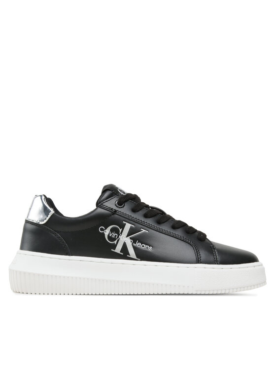 Calvin Klein Jeans Сникърси Calvin Klein Jeans Chunky Cupsole Mono Lth Wn YW0YW01224 Черен
